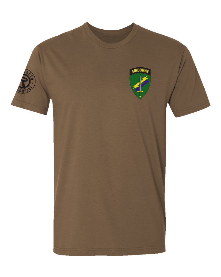 T150: "Anglers" Eco-Hybrid Ultra T-shirt (US Army, 305th PsyOps Co.) UTD Reloaded Gear Co. S Coyote Brown 