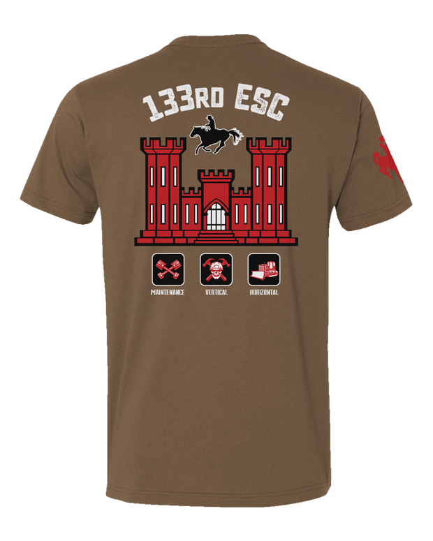 T150: "Essayons" Eco-Hybrid Ultra T-shirt (WY ARNG 133rd ESC) UTD Reloaded Gear Co. 