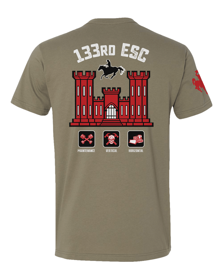 T150: "Essayons" Eco-Hybrid Ultra T-shirt (WY ARNG 133rd ESC) UTD Reloaded Gear Co. 