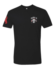 T150: "Essayons" Eco-Hybrid Ultra T-shirt (WY ARNG 133rd ESC) UTD Reloaded Gear Co. S Black 