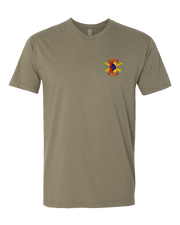 T150: "Headhunters" Eco-Hybrid Ultra T-shirt (1-623rd FAR, Alpha Btry) UTD Reloaded Gear Co. S Army OCP Tan 