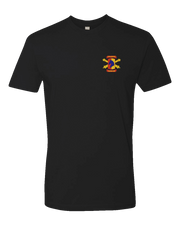 T150: "Headhunters" Eco-Hybrid Ultra T-shirt (1-623rd FAR, Alpha Btry) UTD Reloaded Gear Co. S Black 