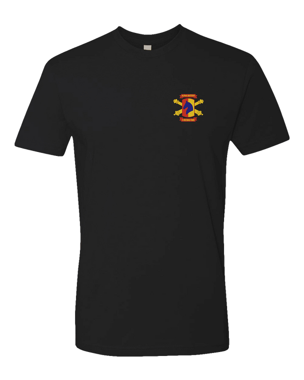 T150: "Headhunters" Eco-Hybrid Ultra T-shirt (1-623rd FAR, Alpha Btry) UTD Reloaded Gear Co. S Black 