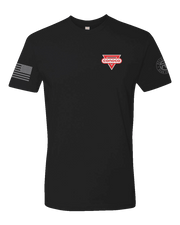 T150: "Hellfighters" Eco-Hybrid Ultra T-shirt (US Army: C Batt, 2d Bn, 44th ADA) UTD Reloaded Gear Co. S Black 