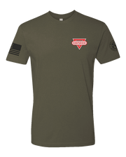 T150: "Hellfighters" Eco-Hybrid Ultra T-shirt (US Army: C Batt, 2d Bn, 44th ADA) UTD Reloaded Gear Co. S OD Green 