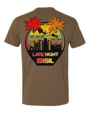 T150: "Late Night (Orange)" Eco-Hybrid Ultra T-shirt (TX ARNG C Co 2-149 GSAB) UTD Reloaded Gear Co. 
