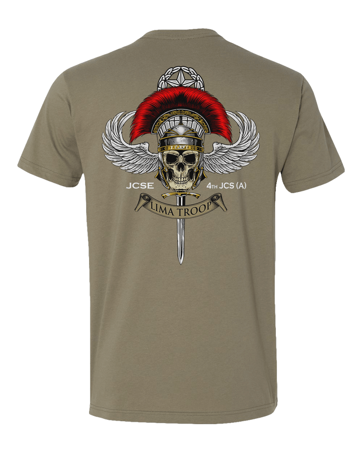 T150: "Lima Legions" Eco-Hybrid Ultra T-shirt (US Army, 4th JCS, Lima Troop) UTD Reloaded Gear Co. 
