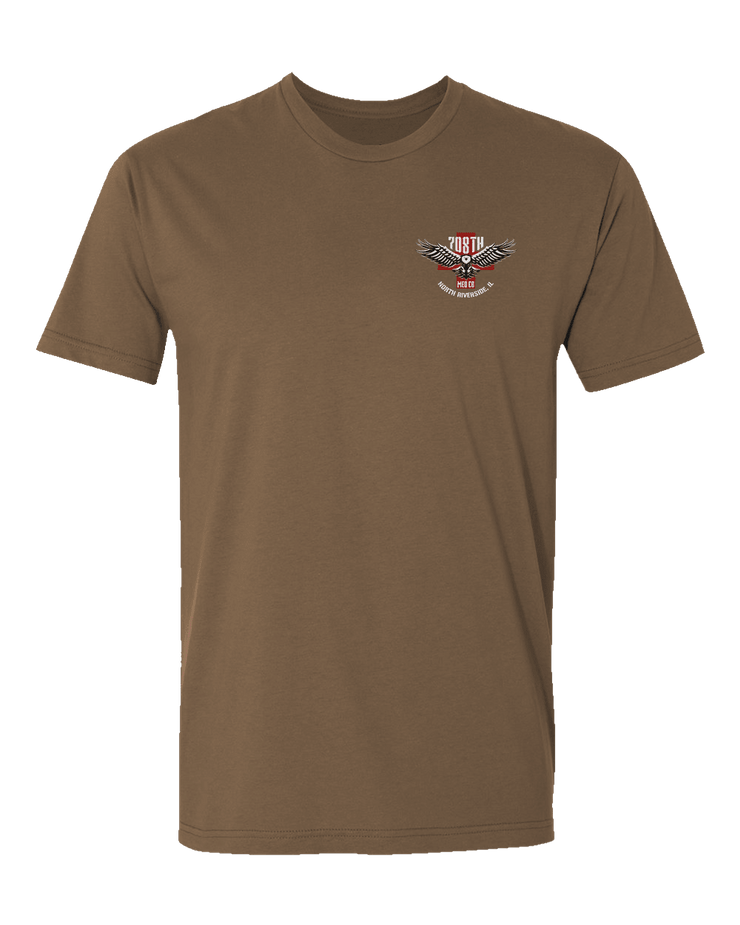 T150: "Quick To Save" Eco-Hybrid Ultra T-shirt (US Army, 708th MCGA) UTD Reloaded Gear Co. S Coyote Brown 