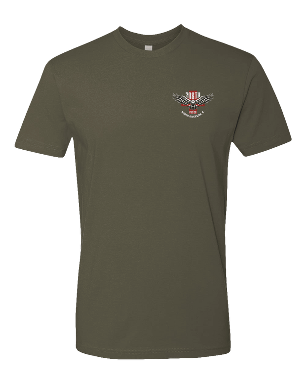 T150: "Quick To Save" Eco-Hybrid Ultra T-shirt (US Army, 708th MCGA) UTD Reloaded Gear Co. S OD Green 