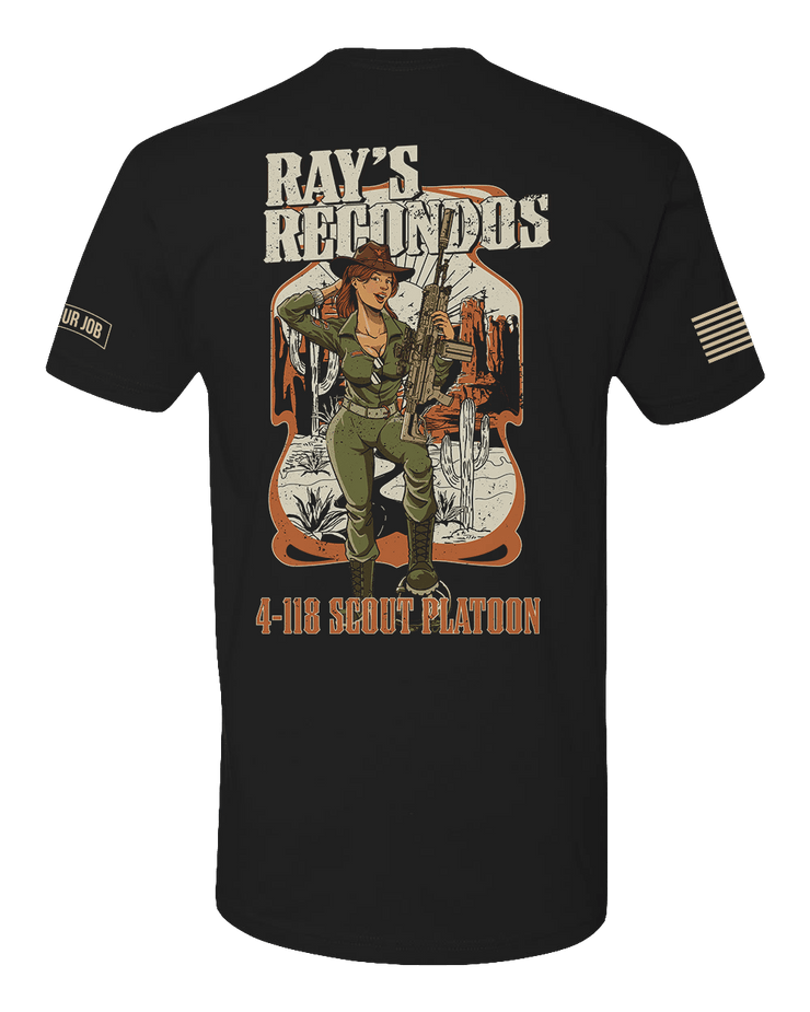 T150: "Ray's Recondos" Eco-Hybrid Ultra T-shirt (HHC 4-118 IN Scout Plt) UTD Reloaded Gear Co. 