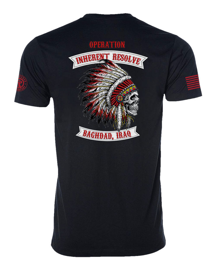 T150: "Sons of Apache" Eco-Hybrid Ultra T-shirt (MA ARNG 1-101 FA A-BTRY) UTD Reloaded Gear Co. 
