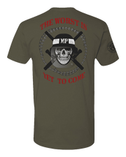 T150: "The Worst Is Yet To Come" Eco-Hybrid Ultra T-shirt (US Army, 1303rd MP Co.) UTD Reloaded Gear Co. 