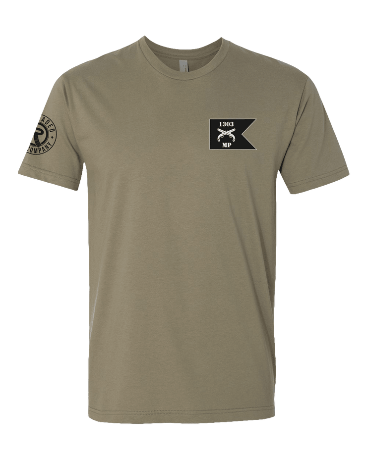 T150: "The Worst Is Yet To Come" Eco-Hybrid Ultra T-shirt (US Army, 1303rd MP Co.) UTD Reloaded Gear Co. S Army OCP Tan 