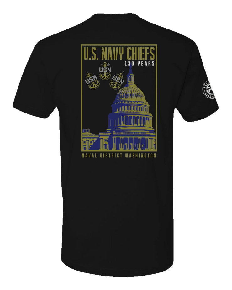 T150: "US Navy Chiefs" Eco-Hybrid Ultra T-shirt (US Naval District Washington) UTD Reloaded Gear Co. 