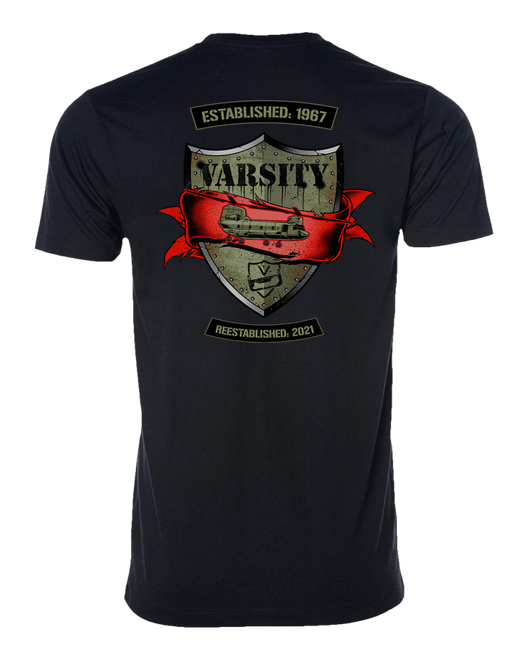 T150: "Varsity" Eco-Hybrid Ultra T-shirt (US Army, G/6-101 AVN REGT) UTD Reloaded Gear Co. 