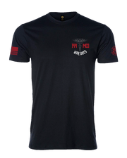 T150: "War Docs" Eco-Hybrid Ultra T-shirt w/Flag (USAR 144 MCD) UTD Reloaded Gear Co. S Black 