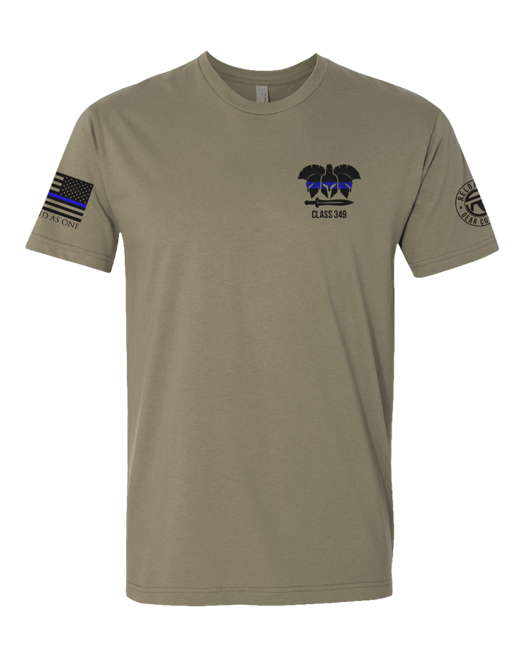 T150: "We Stand As One" Eco-Hybrid Ultra T-shirt (Broward Police Academy, Class 349) UTD Reloaded Gear Co. S Army OCP Tan 