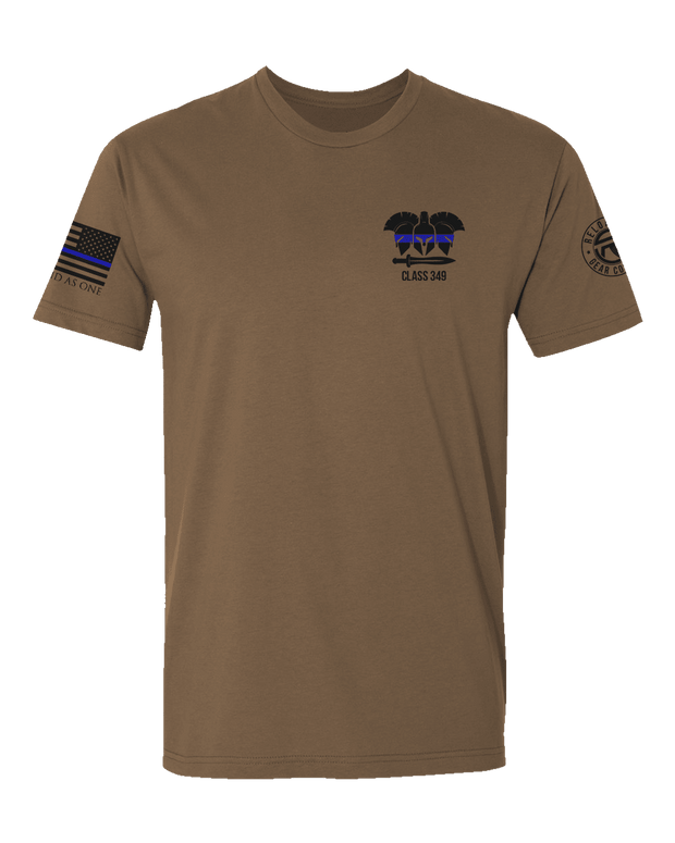T150: "We Stand As One" Eco-Hybrid Ultra T-shirt (Broward Police Academy, Class 349) UTD Reloaded Gear Co. S Coyote Brown 