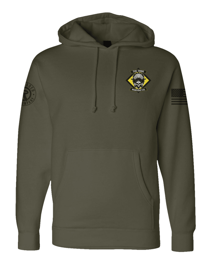 UTD F400: "The Tribe" Everyday Hoodie (USMC 2/6 Weapons Co.) UTD Reloaded Gear Co. S OD Green Pullover
