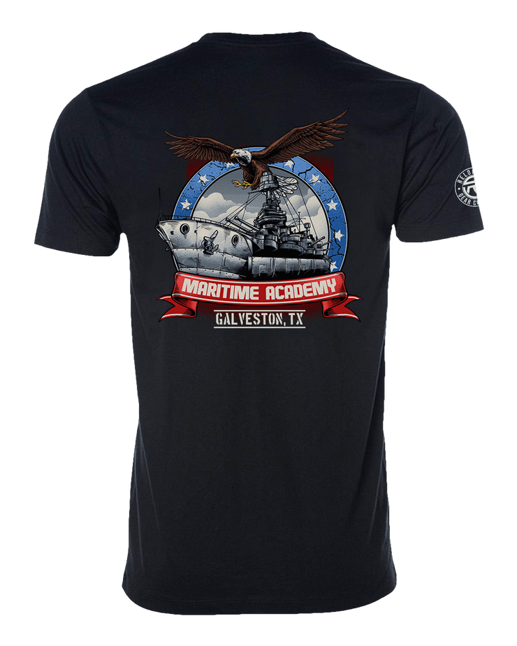UTD T100: "Delta II" Essential Cotton/Poly T-shirt (for Texas A&M Maritime Academy) UTD Reloaded Gear Co. 