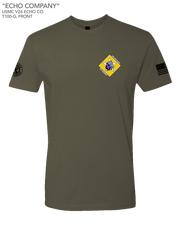UTD T100: "Echo Company" Classic Cotton T-shirt (USMC 2/6 Echo Co.) UTD Reloaded Gear Co. S OD Green 
