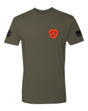UTD T100 (Old Style): "Trinity" Classic Cotton T-shirt (USMC 3rd Bn, 3rd Marines) UTD Reloaded Gear Co. 