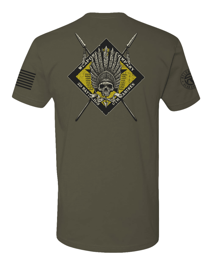 UTD T150: "The Tribe" Eco-Hybrid Ultra T-shirt (USMC 2/6 Weapons Co.) UTD Reloaded Gear Co. 