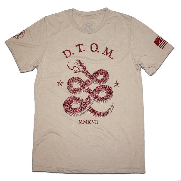 Vintage Collection "D.T.O.M" Premium Tri-Blend T-shirt T-Shirts Reloaded Gear Co. S Sand 