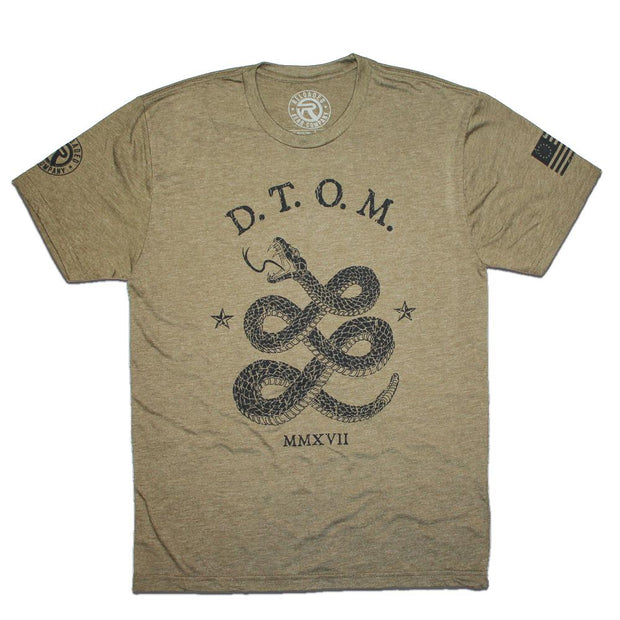 Vintage Collection "D.T.O.M" Premium Tri-Blend T-shirt T-Shirts Reloaded Gear Co. S Vintage OD Green 